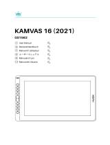 Huion KAMVAS 16 GS1562 Graphic Pen Display Drawing Tablet ユーザーマニュアル