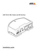 Axis T6101 Mk II ユーザーマニュアル