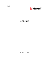 Acrel ADL10-E ユーザーマニュアル