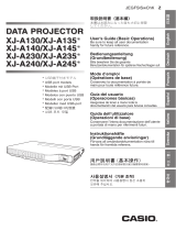 Casio XJ-A130 取扱説明書