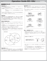 Casio IDC-100J 取扱説明書