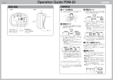 Casio PDM-20 取扱説明書