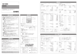 Casio AZ-26S 取扱説明書