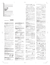 Casio FX-290 取扱説明書