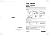 Casio CT-X3000 取扱説明書