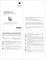 Casio E-503 取扱説明書