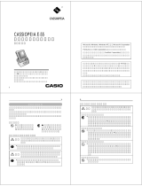 Casio E-55 取扱説明書