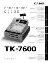 Casio TK-7600 取扱説明書