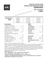 KDK 3512UA 取扱説明書