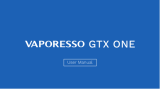 Vaporesso GTX ONE MOD ユーザーマニュアル