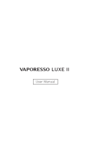 Vaporesso Luxe II ユーザーマニュアル