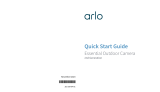 Arlo Essential Outdoor Camera 2nd Gen 2K (VMC3050) クイックスタートガイド