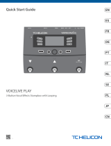 TC HELICON VOICELIVE PLAY クイックスタートガイド