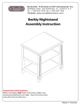 Sorelle Berkley Nightstand Assembly Instructions