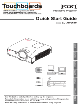 Eiki LC-XIP2610 クイックスタートガイド