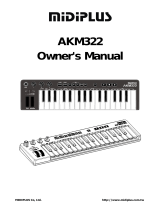 Midiplus AKM322 MIDI 取扱説明書