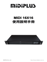 Midiplus MIDI16x16 MIDI 取扱説明書