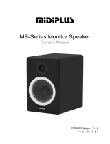 Midiplus MS-Series Monitor Speaker 取扱説明書