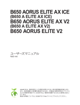 Gigabyte B650 AORUS ELITE AX ICE 取扱説明書