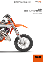 KTM 2024 50 SX Factory Edition 取扱説明書