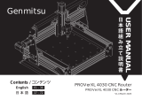 Genmitsu PROVerXL 4030 ユーザーマニュアル