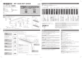 Casio AP-550 クイックスタートガイド