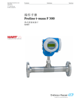 Endres+Hauser BA Proline t-mass F 300 取扱説明書