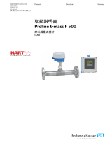 Endres+Hauser BA Proline t-mass F 500 取扱説明書